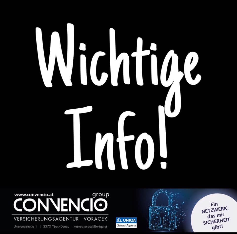 Wichtige INFO